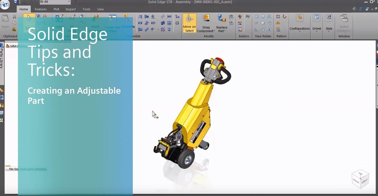 Creating Adjustable PArt