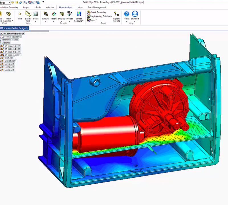 Analisi Fluidodinamica Computazionale con Solid Edge